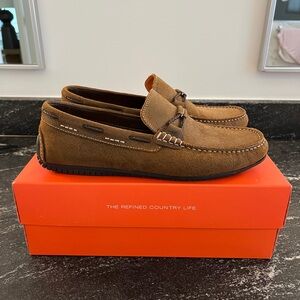 Martin Dingman Men's Loafers, Size 11,  Standard Width,Brown Leather